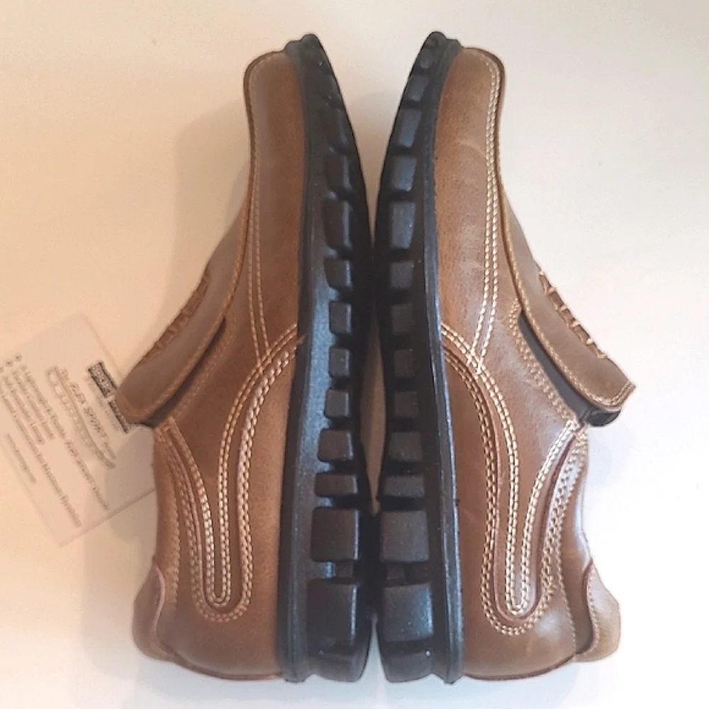 Deer Stags Stadium Dress Loafer Flex Sport Slip On Traction Faux Leather NWT